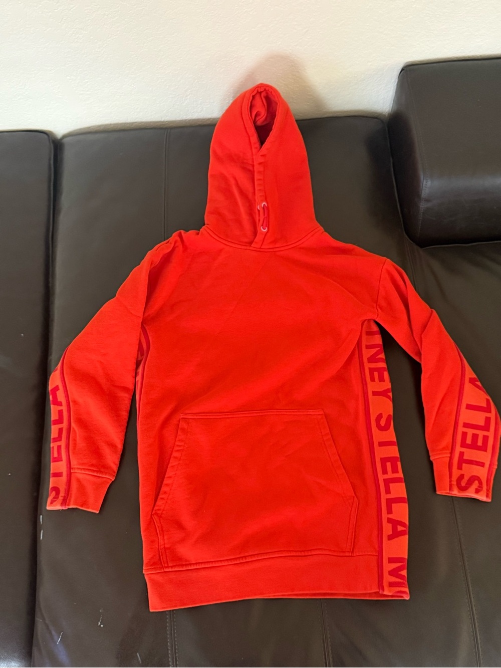 Stella McCartney Red Hooded Sweatshirt
